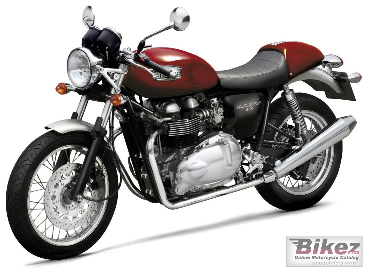 Big Triumph thruxton 900 picture and wallpaper from Bikez.com